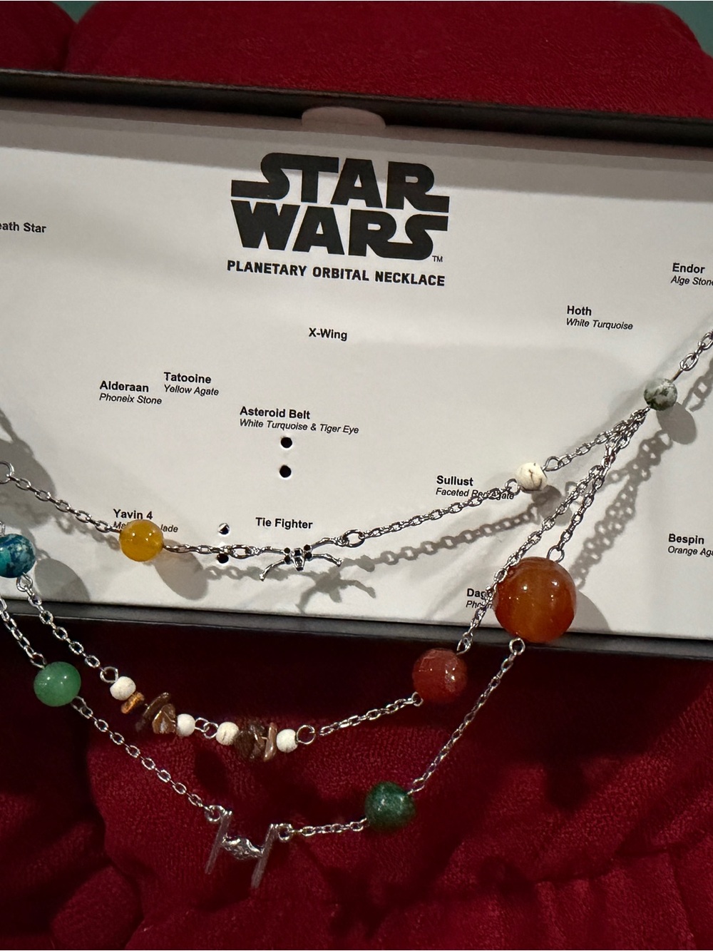 Star Wars Planetary Orbital Necklace - Retired ThinkGeek Exclusive